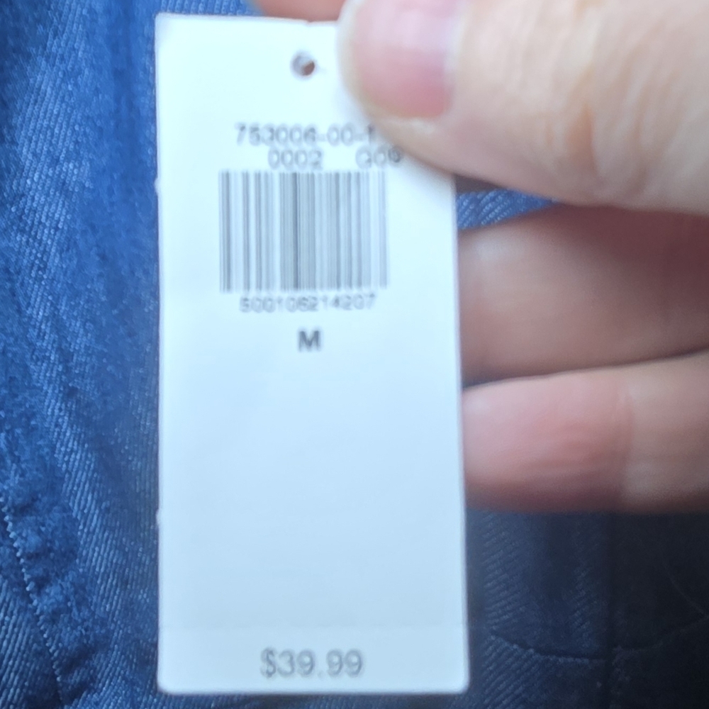 Old Navy Womens Medium Cotton Denim Long Dress - Picture 6 of 7